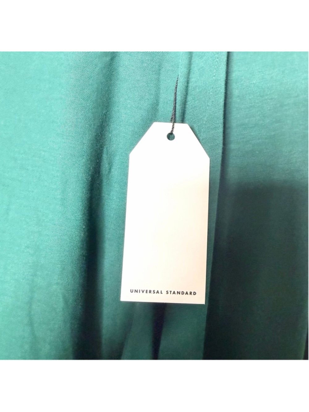 NEW with tags Universal Standard Tiered Twirl Wrap Dress Green Conifer L (22-24) - Picture 8 of 11